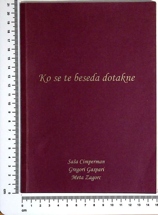 Ko se te beseda dotakne