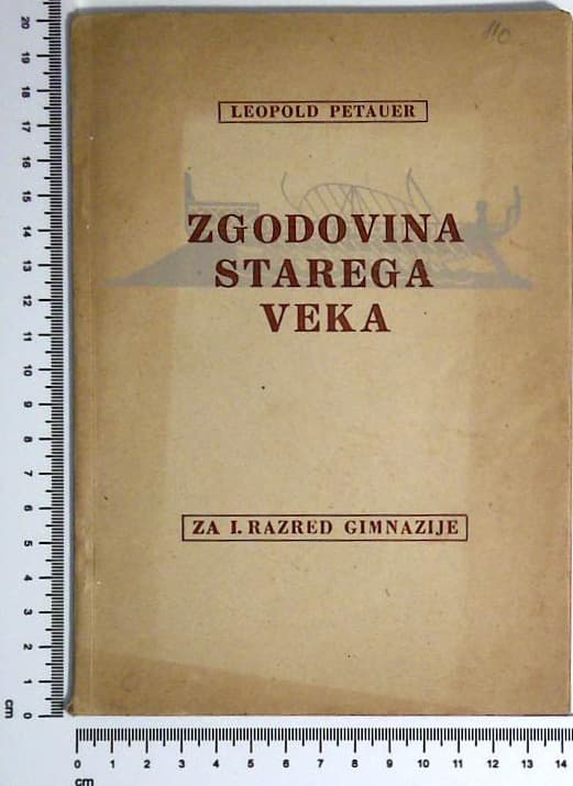Zgodovina starega veka za l. razred gimnazije