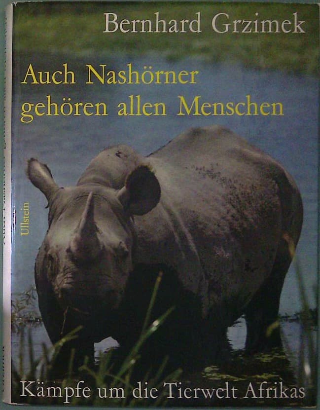   Auch Nashörner gehören allen Menschen-Kämpfe um die Tierwelt Afrikas