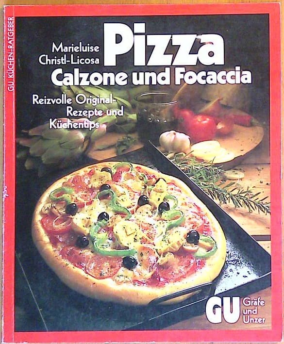 Pizza Calzone und Focaccia
