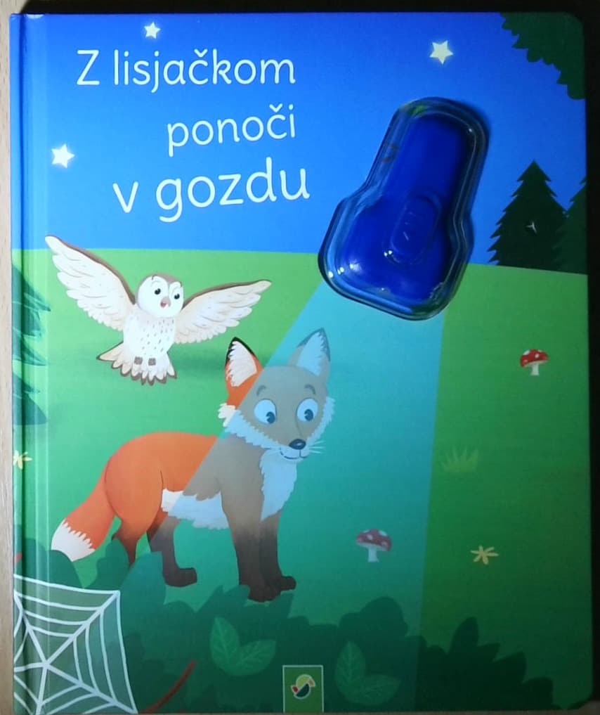 Z lisjačkom ponoči v gozdu