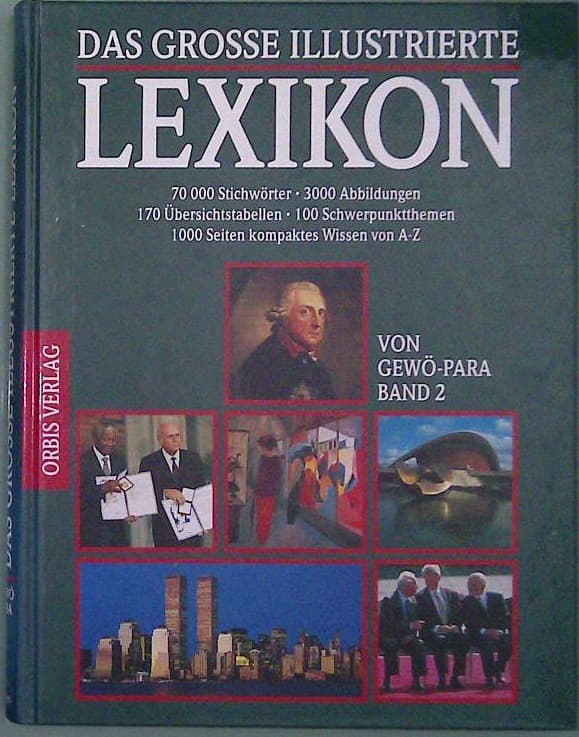 Das Grosse Illustrierte Lexikon Band 2 von GEWÖ-PARA