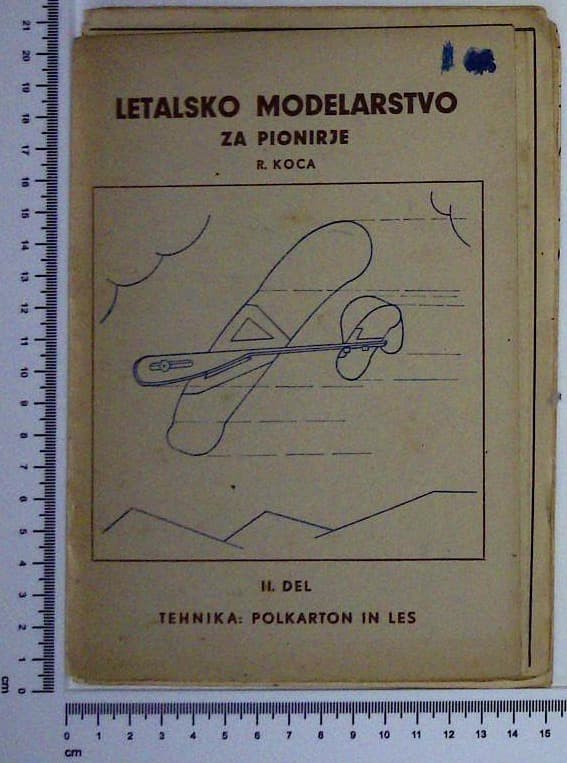 Letalsko modelarstvo za pionirje : ll. del tehnika polkarton in les