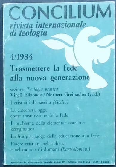Concilium. Rivista internazionale di teologia 4/1984