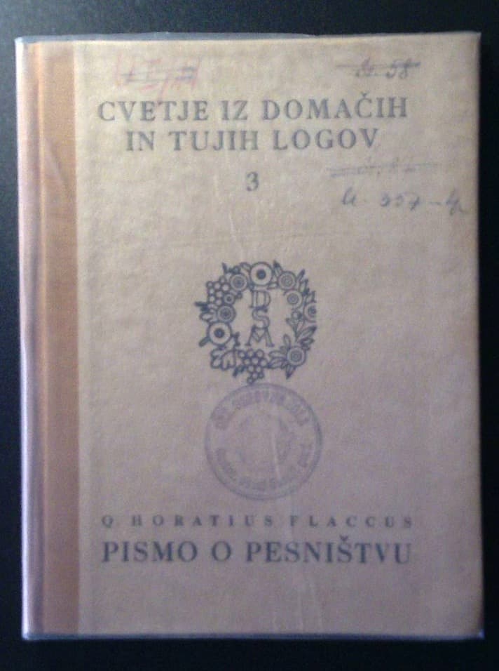Cvetje iz domačih in tujih logov 3 - Pismo o pesništvu