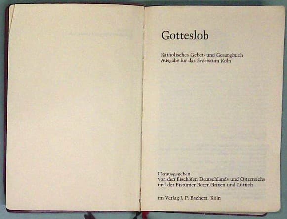 Gotteslob: Katolishes Gebet- und Gesangbuch