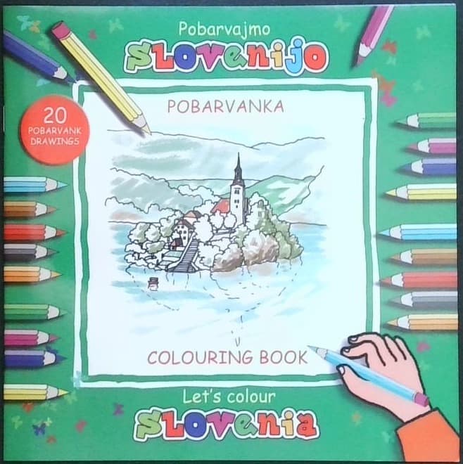 Pobarvajmo Slovenijo (20 pobarvank)