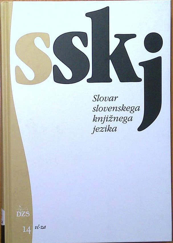 Slovar slovenskega knjižnega jezika 14 vč-za