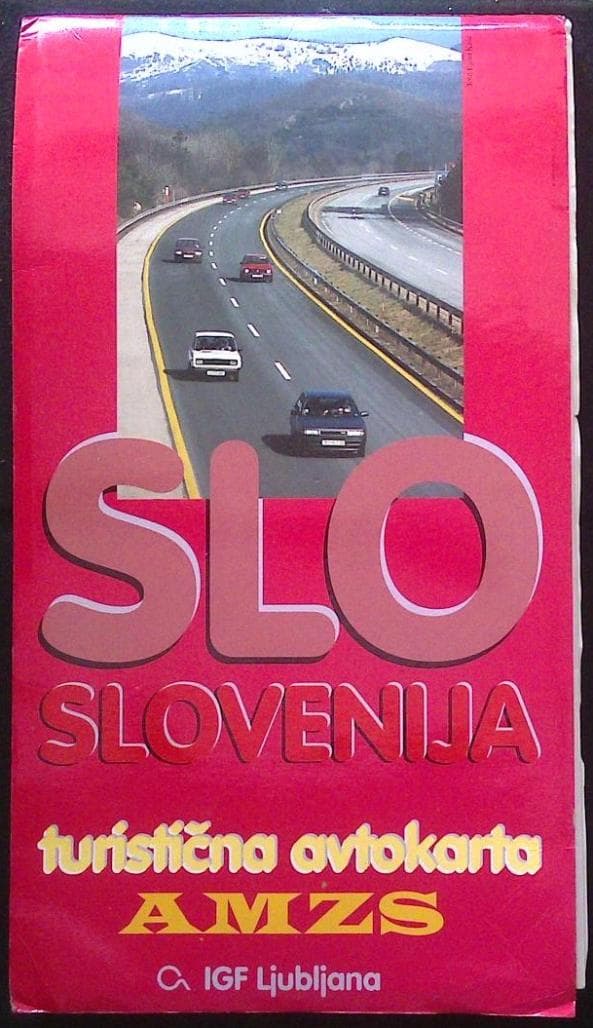 Slovenija - turistična avtokarta AMZS