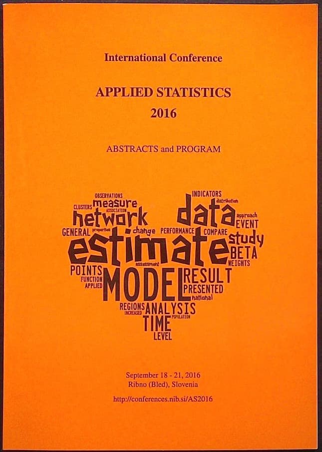 Applied Statistics 2016 (International Conference) - Abstracts and Program