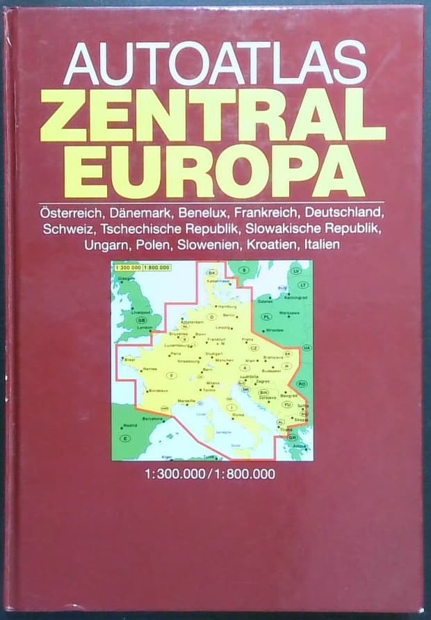 Autoatlas : Zentral Europa