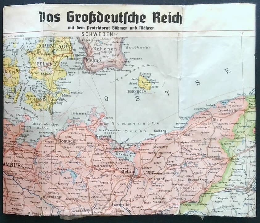 Das Großdeutsche Reich mit dem Protektorat Böhmen und Mähren