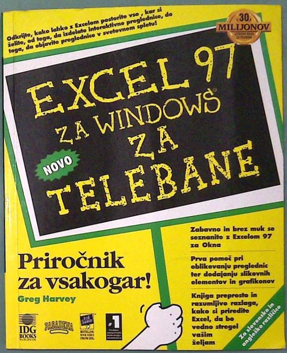 Excel 97 za Windows za telebane