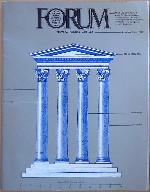 Forum: A journal for the teacher of English outside the United States (Volume XX Number 2 April 1982)