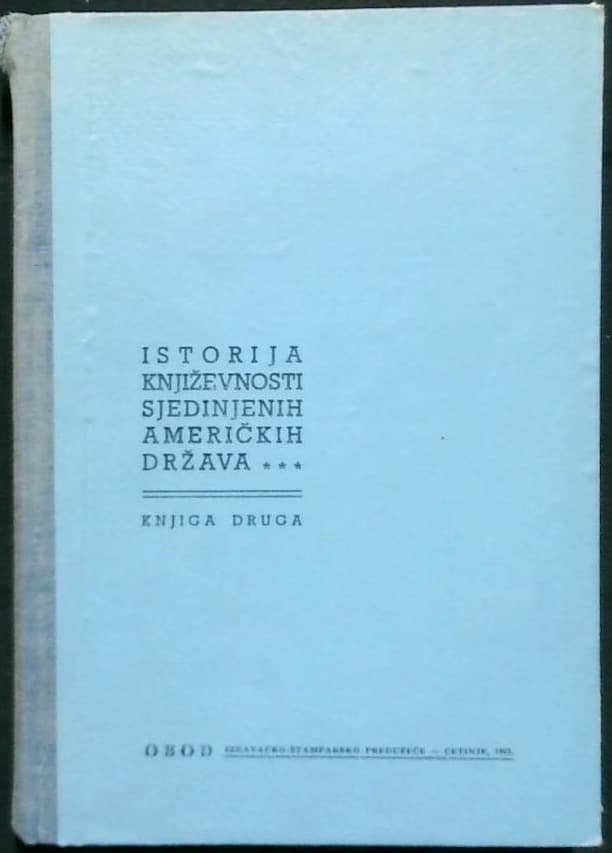Istorija književnosti Sjedinjenih Američkih Država 2