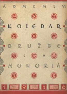 Koledar družbe sv Mohorja za leto 1956
