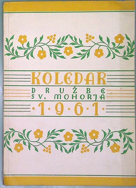 Koledar družbe sv Mohorja za leto 1961