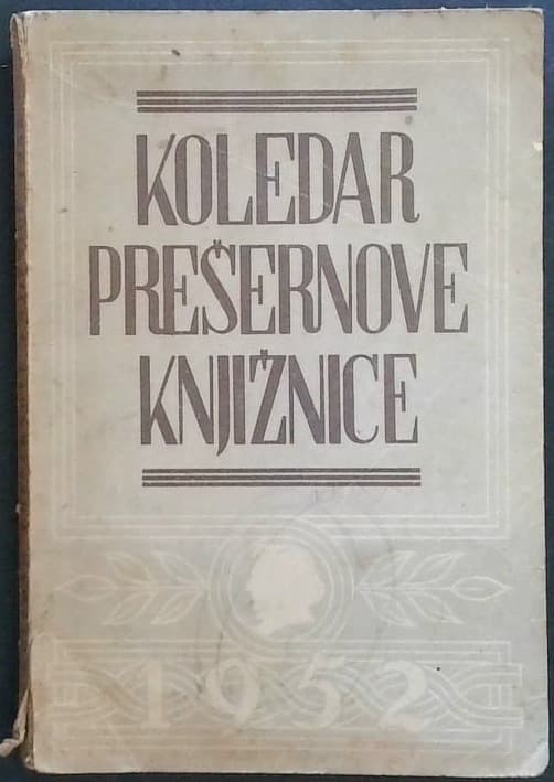 Koledar Prešernove knjižnice 1952