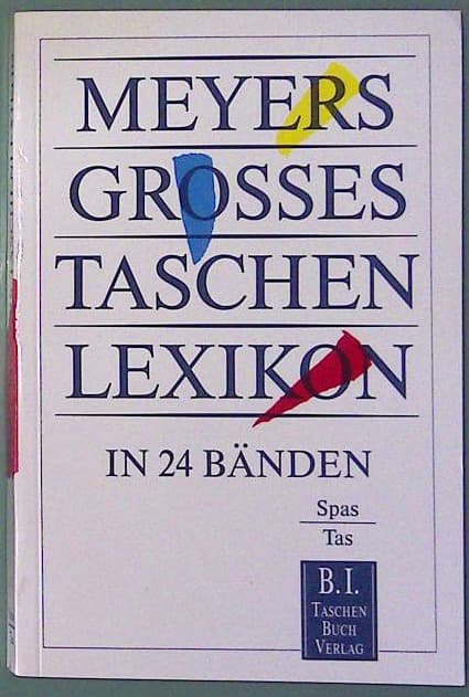 Meyers Grosses Tachen Lexikon Band 21 Spas-Tas