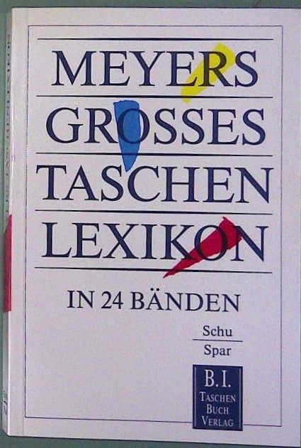 Meyers Grosses Tachen Lexikon Band 20 Schu-Spar