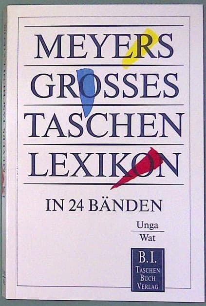 Meyers Grosses Tachen Lexikon Band 23 Unga-Wat