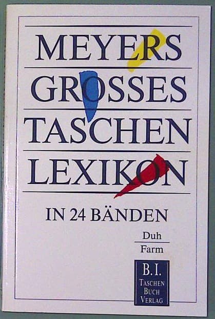 Meyers Grosses Tachen Lexikon Band 6 Duh-Farm