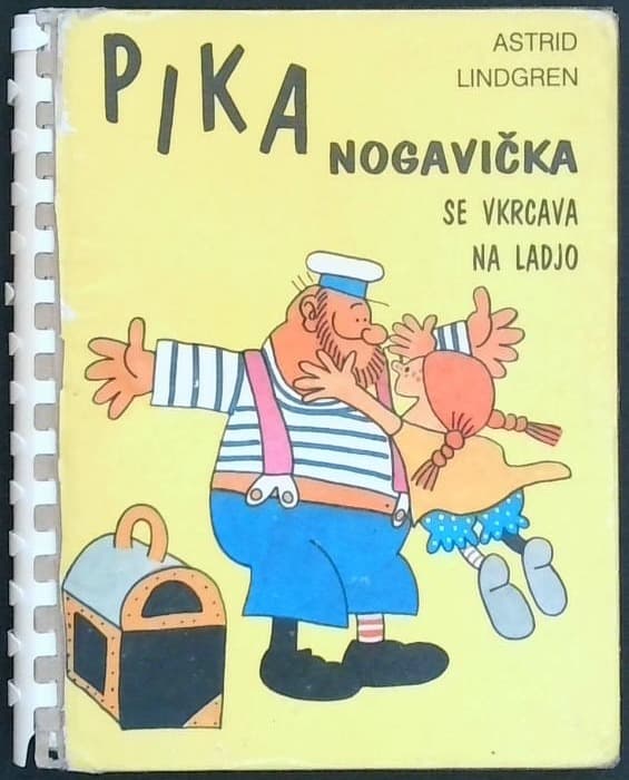 Pika Nogavička se vkrcava na ladjo