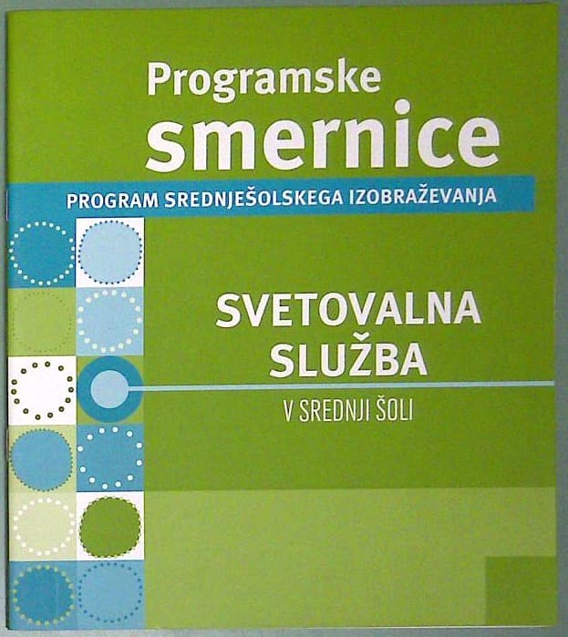 Programske smernice : Program srednješolskega izobraževanja