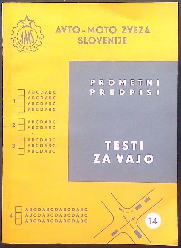 Prometni predpisi (testi za vajo - 14)
