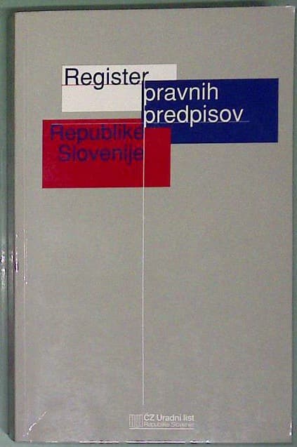 Register pravnih predpisov republike Slovenije