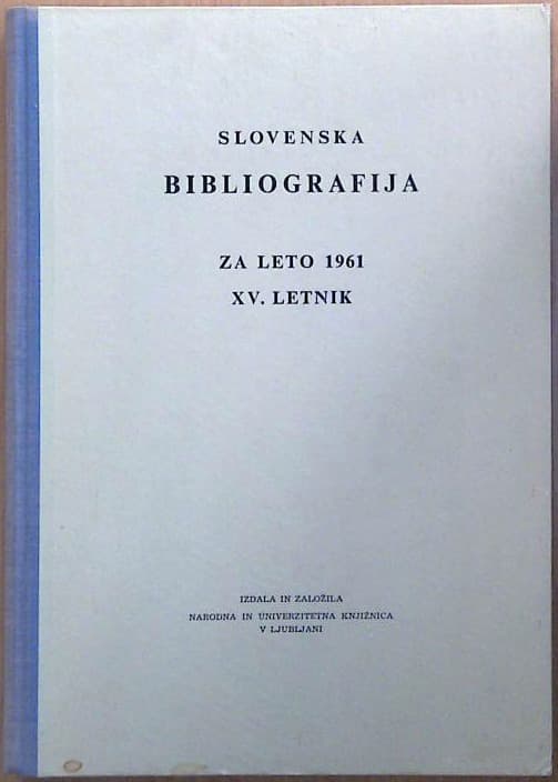 Slovenska bibliografija za leto 1970