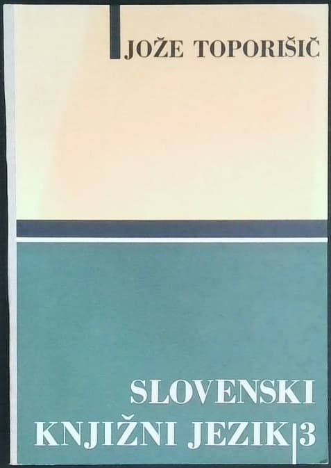 Slovenski knjižni jezik 3
