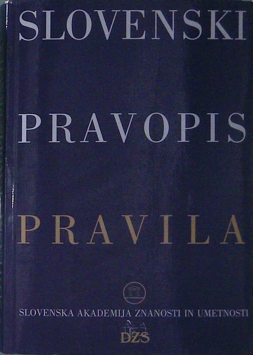 Slovenski pravopis 1 - Pravila