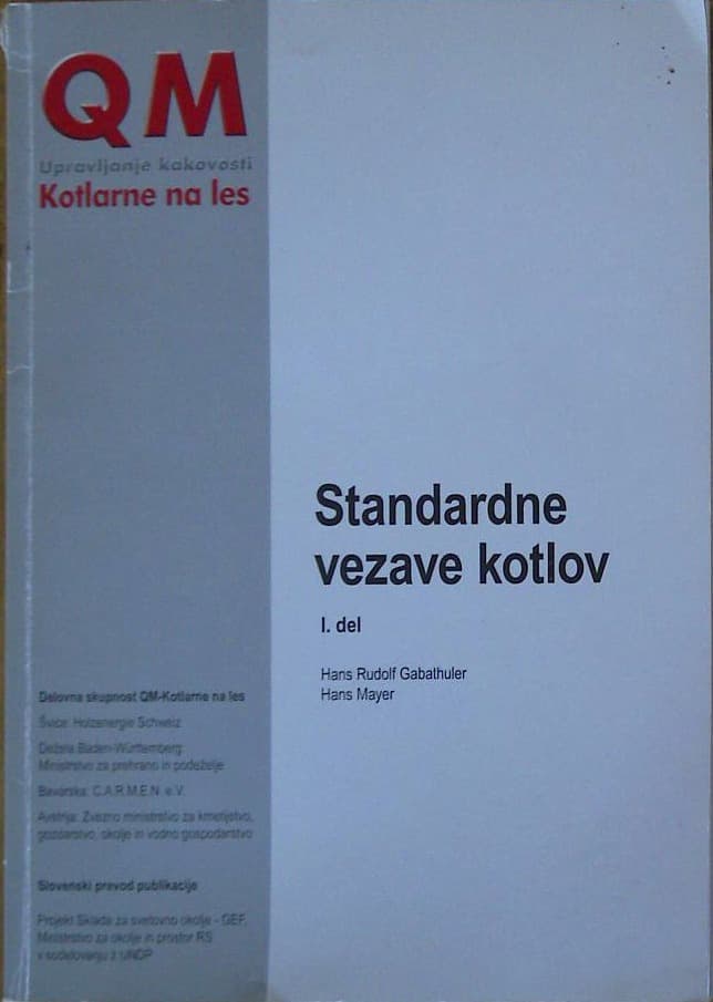 Standardne vezave kotlov I. del