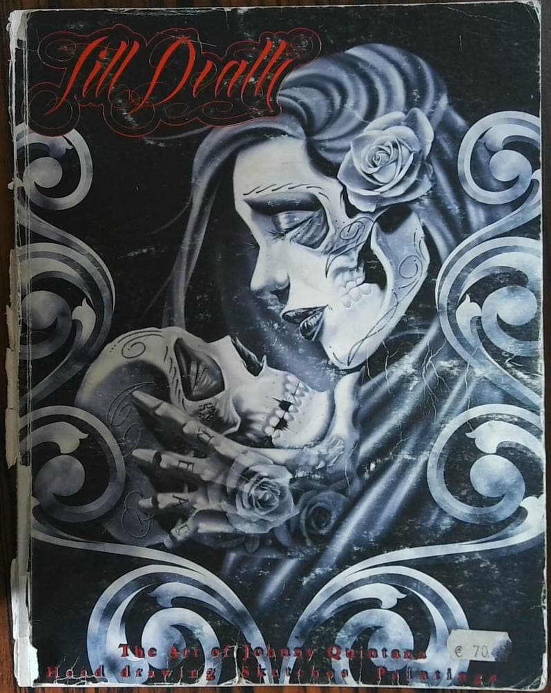 Till death: The art of Johnny Quintana; Head drawing sketches paintings