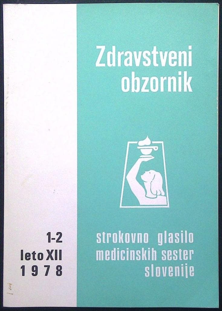 Zdravstveni obzornik 1-2, leto XII, 1978